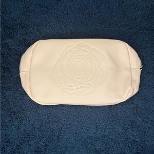 Lancome Soft Pink Rose Cosmetic Bag